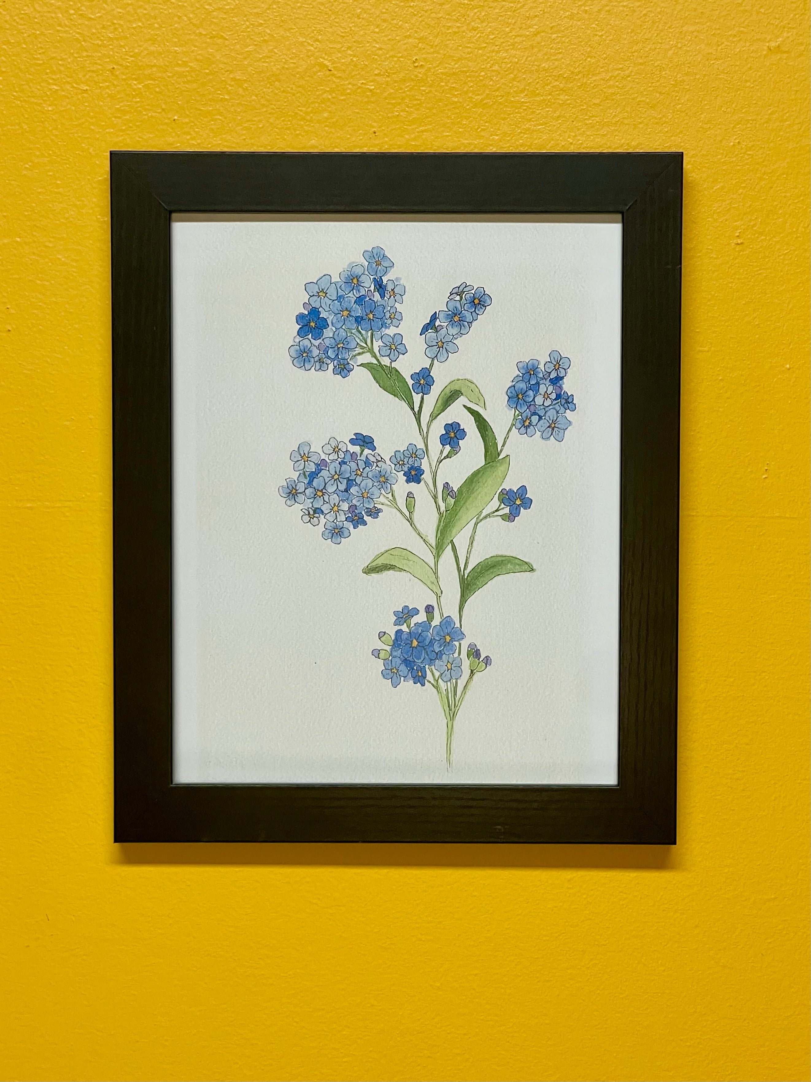 Forget Me Nots Flower Print