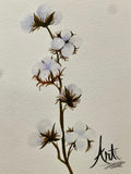 Cotton Stem Print