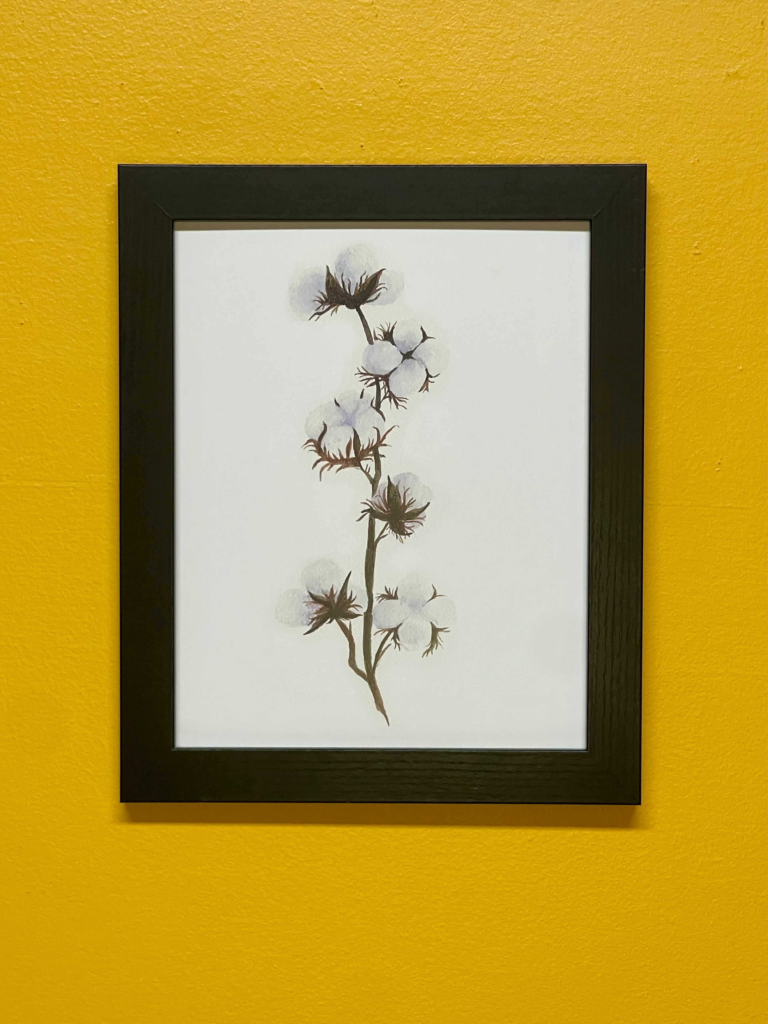 Cotton Stem Print