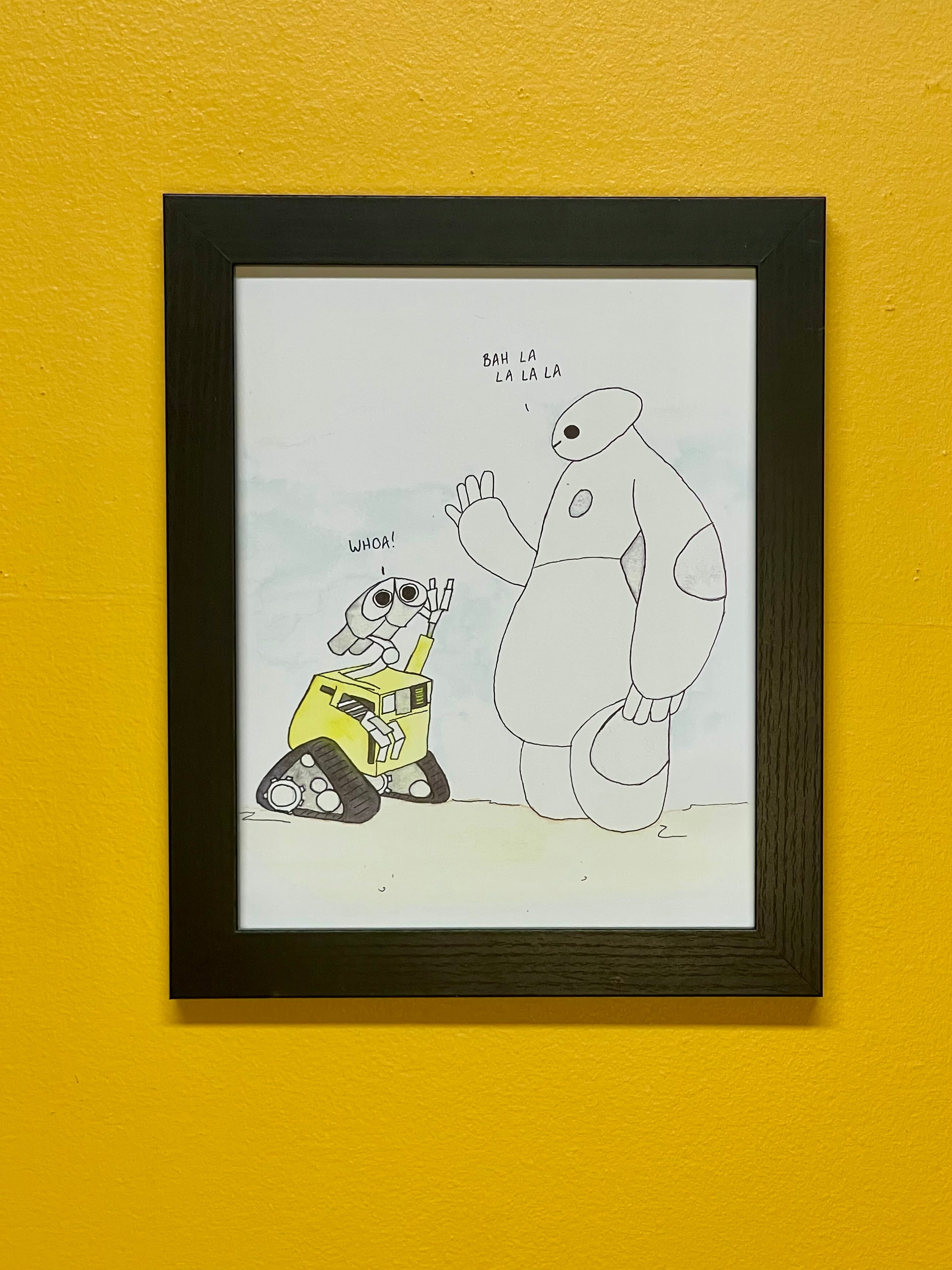 Friendly Helpful Robots Print