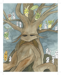 3” Vinyl Sticker: Forest Spirits Unite