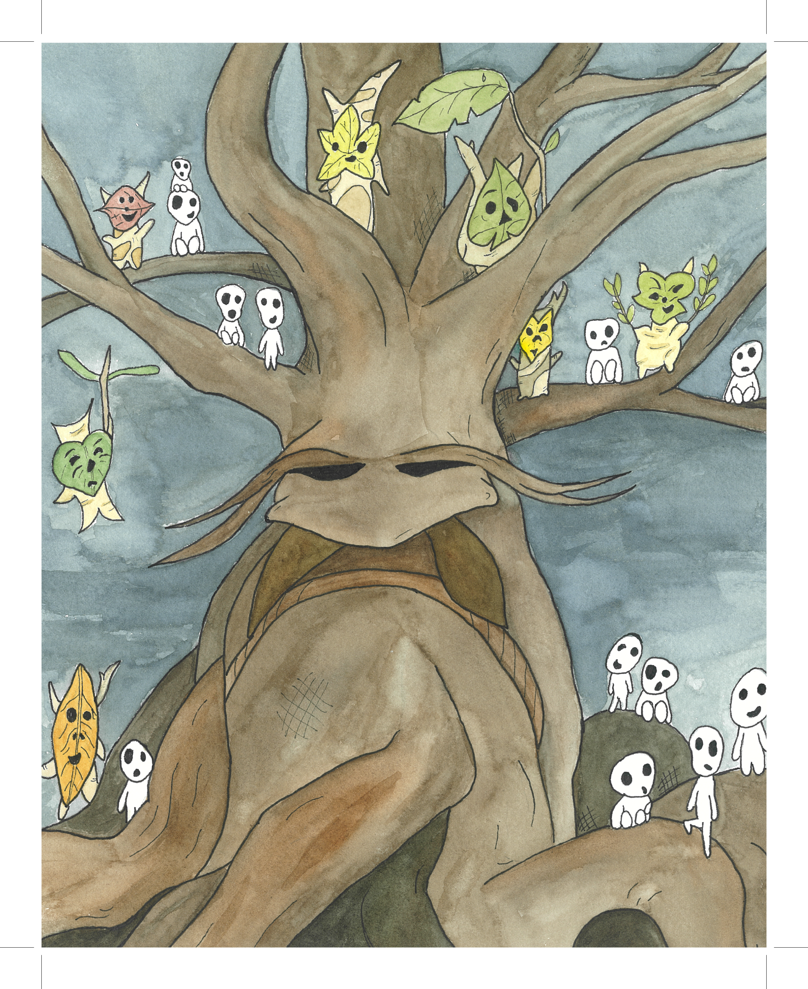 3” Vinyl Sticker: Forest Spirits Unite