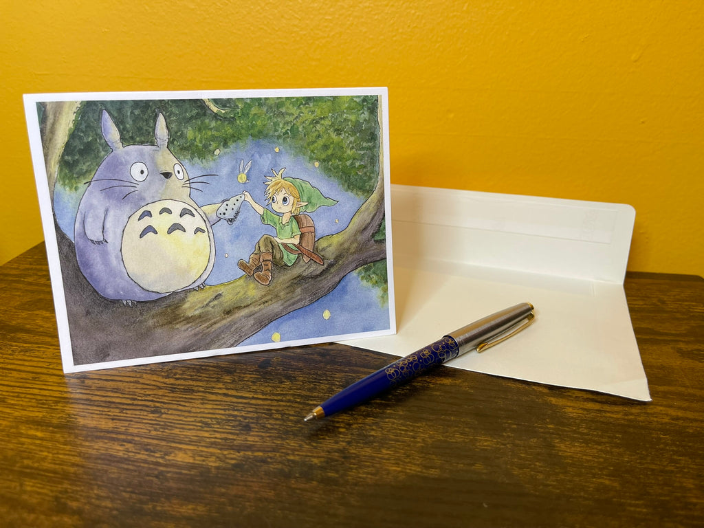 Ocarina Players Blank Greeting Card