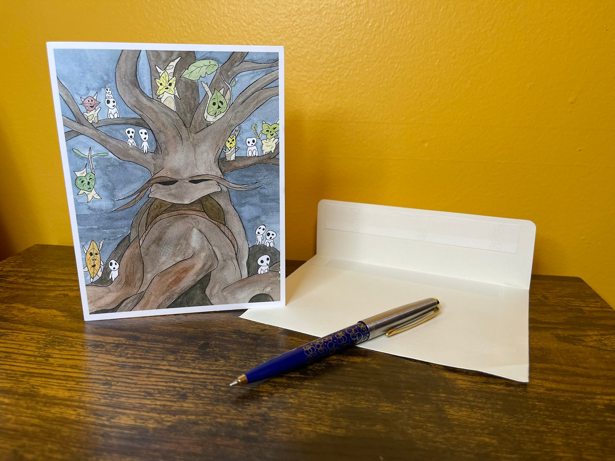 Forest Spirits Blank Greeting Card